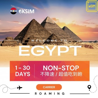 【eSIM】埃及上網吃到飽｜各天數方案