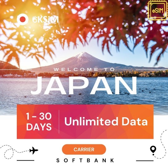 【eSIM】Japan unlimited data