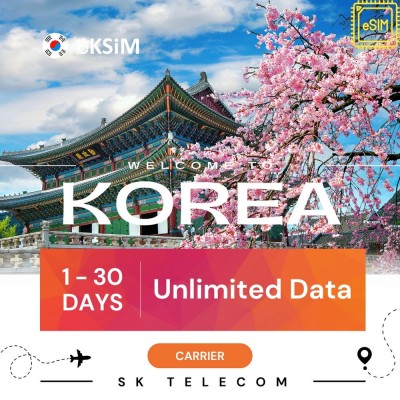 【eSIM】Korea unlimited data 【eSIM】Korea unlimited data