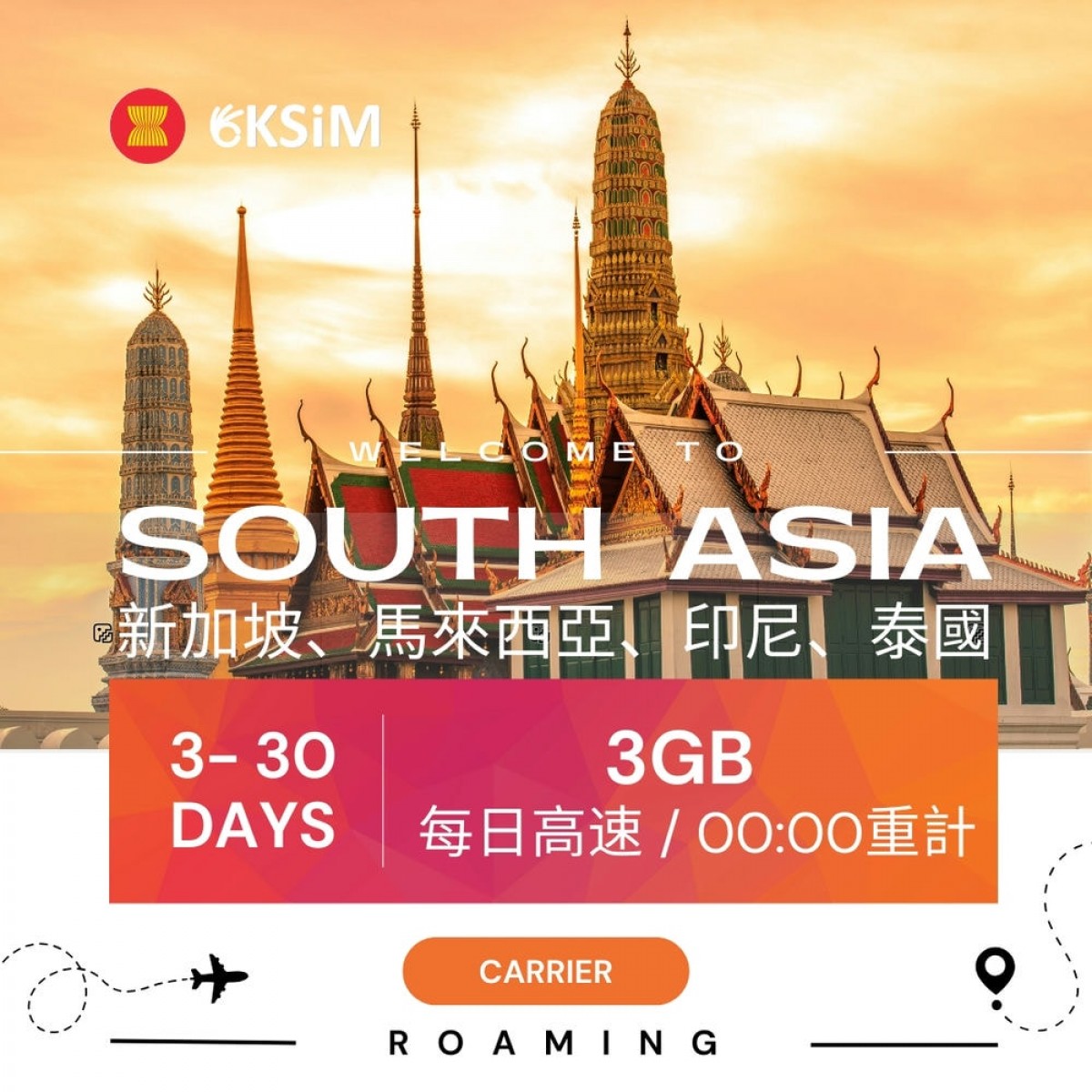 Ok Sim 中國上網吃到飽 - 不降速方案 - OKsim 全球上網